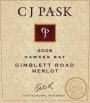 C.J. Pask Winery Gimblett Road Merlot 2008 Front Label