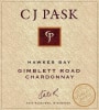 C.J. Pask Winery Gimblett Road Chardonnay 2009 Front Label