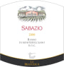 La Braccesca Sabazio Rosso di Montepulciano 2006 Front Label