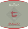 La Braccesca Sabazio Rosso di Montepulciano 2012 Front Label