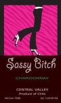 Sassy Bitch Wines Central Valley Chardonnay 2008 Front Label