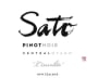 Sato Wines L'Insolite Pinot Noir 2014 Front Label