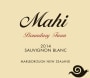 Mahi Boundary Farm Sauvignon Blanc 2014 Front Label