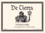 De Tierra Vineyard Vindegard Chardonnay 2014 Front Label