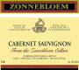 Zonnebloem Cabernet Sauvignon 2012 Front Label