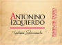 Antonino Izquierdo Vendimia Seleccionada 2008 Front Label