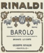 Giuseppe Rinaldi Barolo Brunate-Le Coste 2009 Front Label