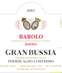 Aldo Conterno Barolo Granbussia Riserva 2001 Front Label