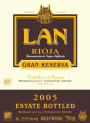 Bodegas Lan Gran Reserva 2005 Front Label