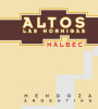 Altos Las Hormigas Malbec 2014 Front Label