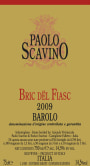 Paolo Scavino Barolo Bric del Fiasc 2009 Front Label