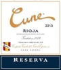 CVNE Rioja Reserva 2010 Front Label