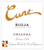 CVNE Rioja Crianza 2012 Front Label