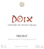Mas Doix Priorat Costers de Vinyes Velles 2007 Front Label