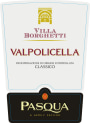 Pasqua Valpolicella Classico Villa Borghetti 2014 Front Label
