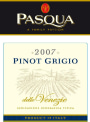 Pasqua Pinot Grigio 2007 Front Label