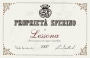 Proprieta Sperino Lessona 2007 Front Label