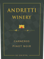 Andretti Pinot Noir 2013 Front Label