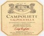 Righetti Valpolicella Classico Campolieti 2012 Front Label
