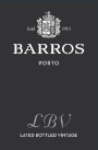 Barros Late Bottle Vintage Porto 2009 Front Label
