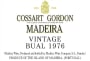 Cossart Gordon Bual 1976 Front Label