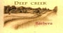 Deep Creek Cellars Barbera 2014 Front Label