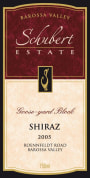 Schubert Estate Schubert Estate Goose-Yard Block Shiraz 2005 Front Label