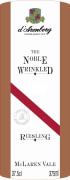 d'Arenberg The Noble Wrinkled Riesling 2011 Front Label