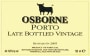 Osborne Late Bottled Vinatge Porto 2008 Front Label