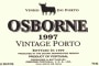 Osborne Vintage Port 1997 Front Label