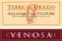 Cantina di Venosa Aglianico del Vulture Terre di Orazio 2007 Front Label