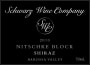 Schwarz Wine Company Nitschke Block Shiraz 2010 Front Label
