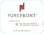 Forefront by Pine Ridge Pinot Noir 2011 Front Label