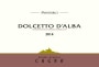 Elvio Cogno Dolcetto d'Alba 2014 Front Label