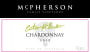 McPherson Chardonnay 2013 Front Label