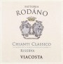 Rodano Chianti Classico Viacosta Riserva 2010 Front Label