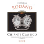 Rodano Chianti Classico 2008 Front Label