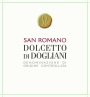 San Romano Dolcetto di Dogliani 2013 Front Label