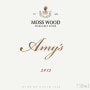 Moss Wood Amy's 2012 Front Label