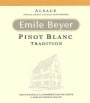 Domaine Emile Beyer Tradition Pinot Blanc 2015 Front Label