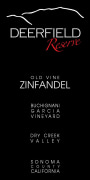 Deerfield Ranch Winery Buchignani Garcia Vineyard Old Vine Reserve Zinfandel 2011 Front Label