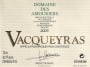 Dom. des Amouriers Vacqueyras 2003 Front Label