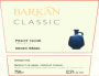 Barkan Classic Pinot Noir (OK Kosher) 2009 Front Label