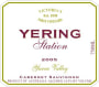 Yering Station Cabernet Sauvignon 2005 Front Label