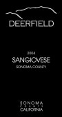Deerfield Ranch Winery Sangiovese 2004 Front Label