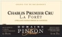 Domaine Pinson Freres Chablis La Foret Premier Cru 2010 Front Label