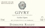 Domaine Ragot Givry Vieilles Vignes 2009 Front Label