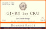 Domaine Ragot Givry La Grande Berge Premier Cru 2012 Front Label