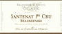 Francoise & Denis Clair Santenay Beaurepaire Premier Cru 2012 Front Label