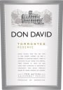 El Esteco Don David Reserve Torrontes 2012 Front Label